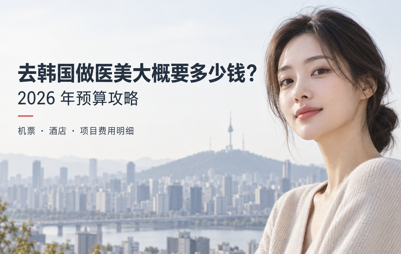 去韩国做医美大概要多少钱？机票酒店项目费用明细，2026 年预算攻略